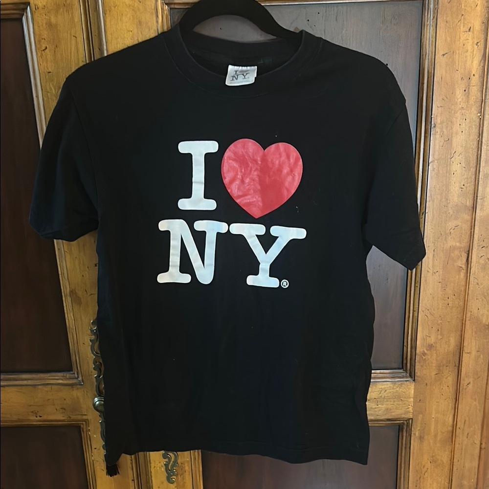 I Heart NY Graphic Tee - Black with Red Heart